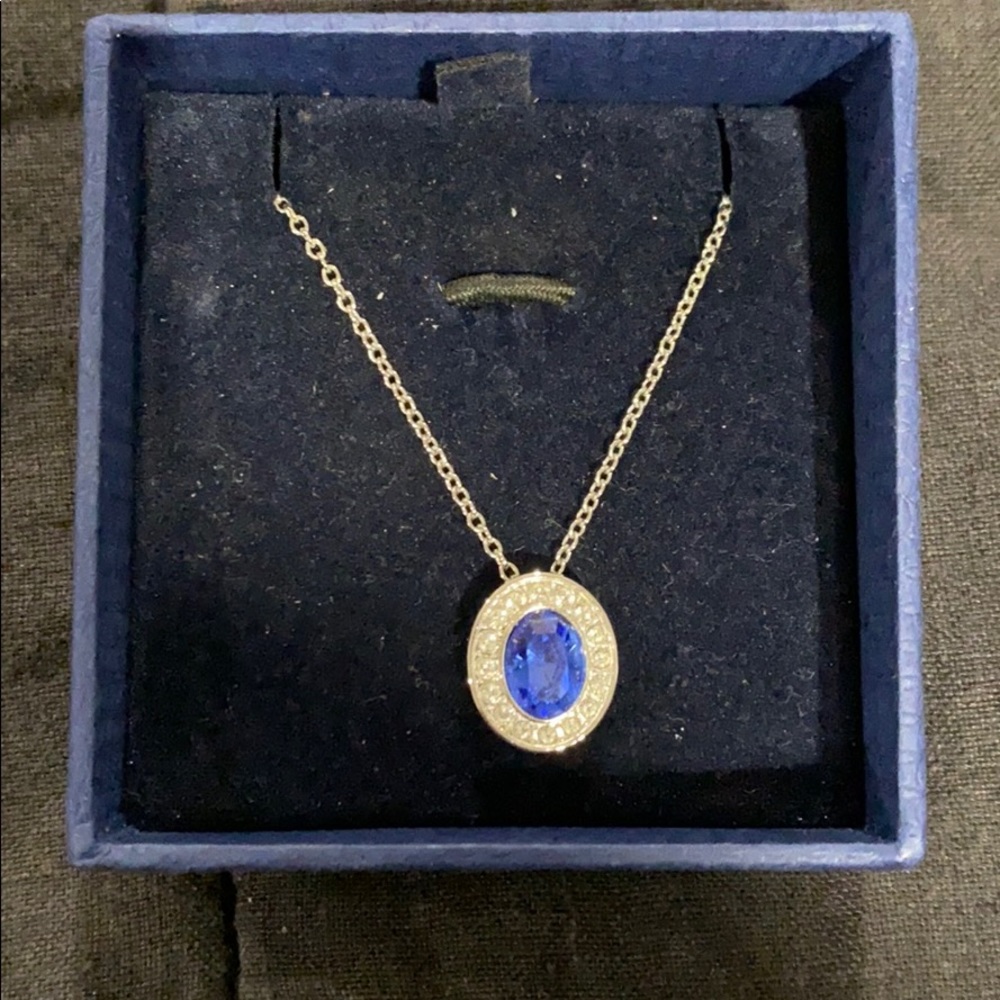 Swarovski sapphire pendent